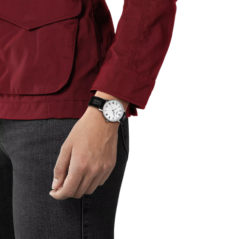 Tissot Everytime T1432101603300 – 34 mm Esfera plateada con números romanos