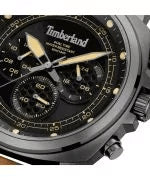 TIMBERLANDTimberland Williston - Small TDWGF0042002 Men's 44mm Black Dial Quartz Watch – Brown Leather StrapWATCHESEcecile