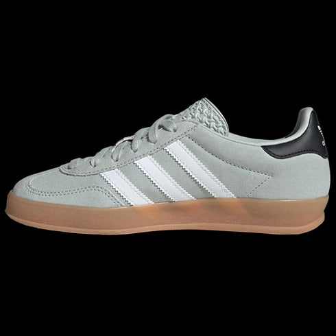 Adidas Gazelle Argent Blanc Femme