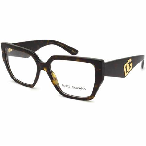 Dolce & Gabbana DG3373 502 55 Gafas de Mujer - Marco Habana