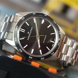 Hamilton Jazzmaster Performer Auto H36205130 - 38mm Acier inoxydable, cadran noir