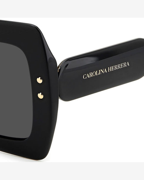 CAROLINA HERRERACarolina Herrera HER 0255/S 807 - 9O 51 Women's Sunglasses - Black Frame, Dark Grey Gradient LensesEYEWEAREcecile