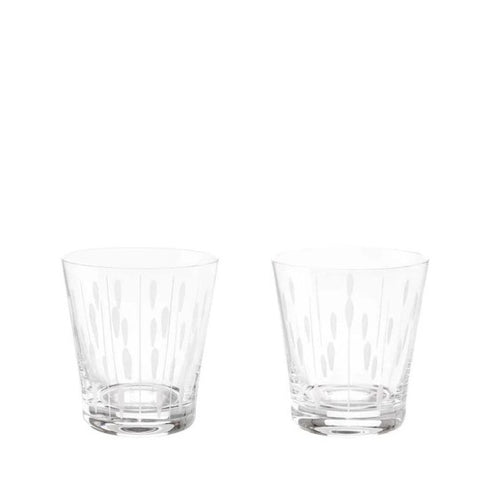 Lalique Lotus Set 2 Tau-Gläser Tropfen und Tau 30 cl