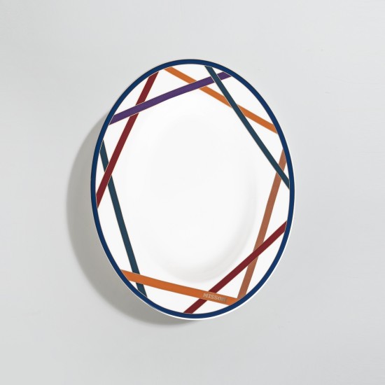 Missoni Nastri Plat à cornichons multicolore 23 cm