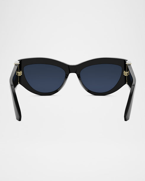 DIORDior Tribales B1I Sunglasses – 55 mm Black Butterfly Frame, Pearl & Gold HingeEYEWEAREcecile