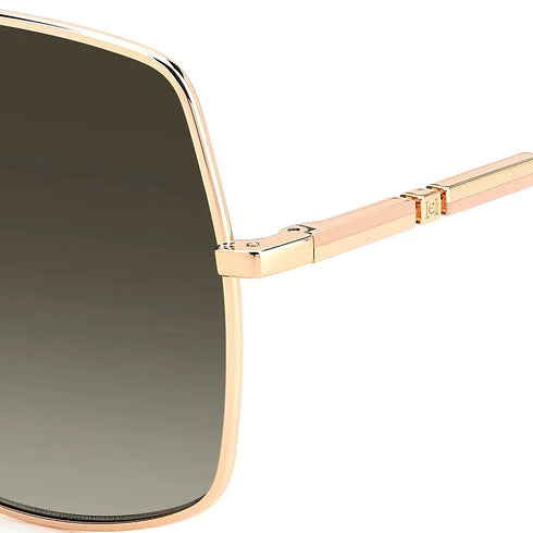 Carolina Herrera HER 0139/S DDB-HA 60 Damen-Sonnenbrille - Goldrahmen, braune Verlaufsgläser