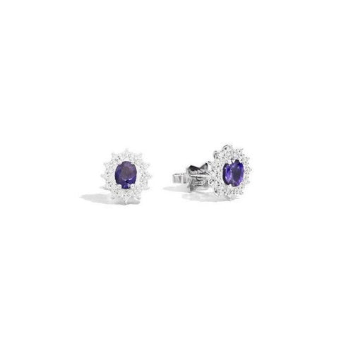 RECARLORecarlo E77CC001/ZB 18K White Gold Sapphire and Diamond EarringsJEWELRYEcecile