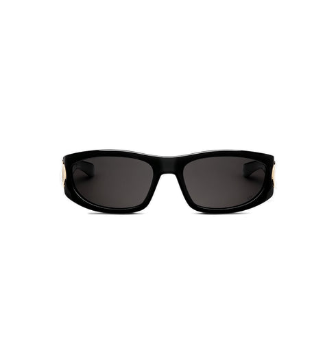 DIORDior VeryDior S3F Rectangular Sunglasses – 61 mm Black Acetate Gold CD HingeEYEWEAREcecile