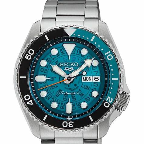 SEIKOSeiko 5 Sports SRPJ45K1 Men's Automatic Watch, Blue Skeleton Dial, Stainless Steel BraceletWATCHESEcecile