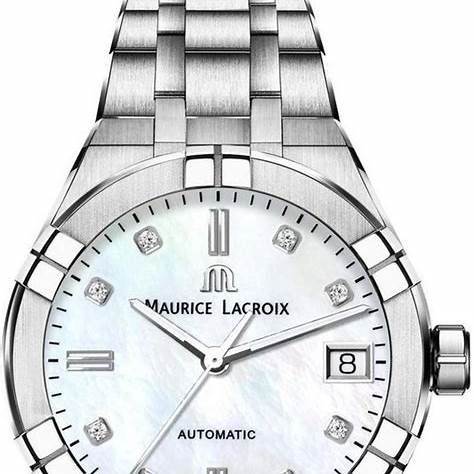 MAURICE LACROIXMaurice Lacroix AI6006 - SS002 - 170 - 1 Women's Aikon Automatic 35mm Watch, Mother of Pearl Dial, Stainless Steel BraceletWATCHESEcecile