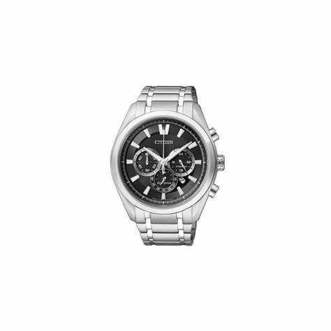 Citizen CA4010-58E Reloj Cronógrafo Hombre Eco-Drive Titanio - 43mm Esfera Negra Mod. Ca4010-58E