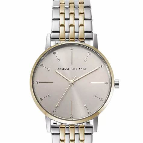 Armani Exchange AX5595 Women's Lola Two-Tone Stainless Steel Watch