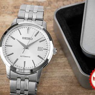 SEIKOSeiko SRPH85K1 Men's Automatic Watch, Silver Dial, Stainless Steel BraceletWATCHESEcecile