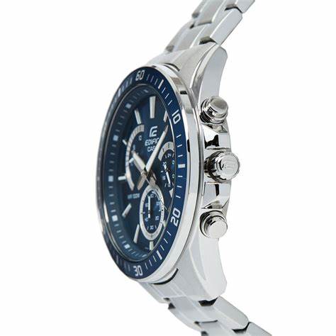 CASIO EDIFICECasio Edifice EFR - 552D - 2AVUEF Men's Stainless Steel Chronograph Watch with Blue DialWATCHESEcecile