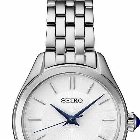 SEIKOSeiko SUR537P1 Women's Quartz Watch, Silver Dial, Stainless Steel BraceletWATCHESEcecile