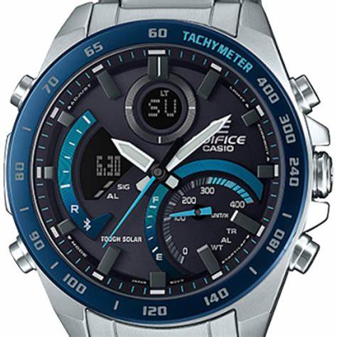 CASIO EDIFICECasio Edifice ECB - 900DB - 1BER Men's Solar - Powered Bluetooth Chronograph WatchWATCHESEcecile