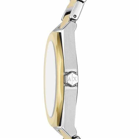 A|X ARMANI EXCHANGEArmani Exchange AX7161SET Women's Two - Tone Stainless Steel Watch & Necklace Gift SetWATCHESEcecile