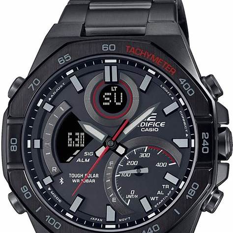 Casio Edifice ECB-950DC-1AEF Montre chronographe Bluetooth à énergie solaire pour hommes