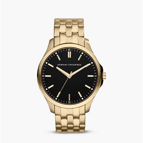 Armani Exchange AX2145 Men's Gold-Tone Stainless Steel Watch
