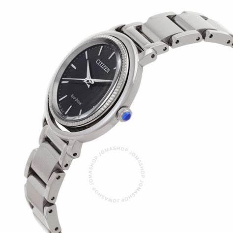 CITIZENCitizen L EM1100 - 84H Women's Eco - Drive Watch - 31mm Black Mother of Pearl Dial, Stainless Steel Bracelet ProductWATCHESEcecile