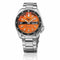 SEIKOSeiko 5 Sports SRPK11K1 Men's Automatic Watch, Orange Dial, Stainless Steel BraceletWATCHESEcecile