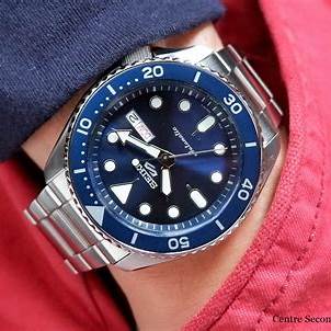 SEIKOSeiko 5 Sports SRPD51K1 Men's Automatic Watch – Blue Dial, Stainless Steel BraceletWATCHESEcecile