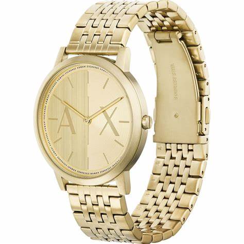 Armani Exchange AX2871 Men's Gold-Tone Stainless Steel Watch