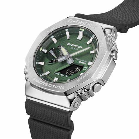 Casio G-SHOCK GBM-2100A-1A3ER Analog-Digital-Uhr für Herren - Armband aus schwarzem Harz