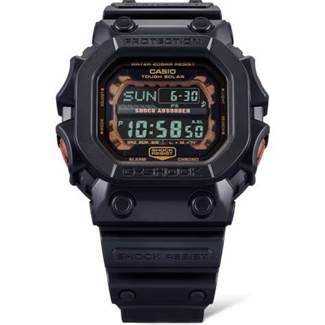 Casio G-SHOCK GX-56RC-1ER Reloj analógico digital para hombre - Correa de resina negra con diseño oxidado