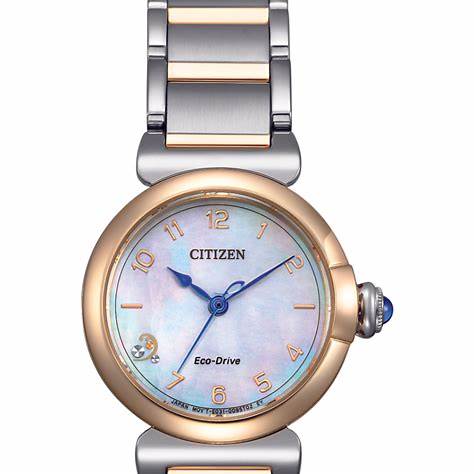 Reloj Citizen L Mae EM1136-87D Eco-Drive para mujer - 26 mm Esfera nacarada, brazalete bicolor de acero inoxidable