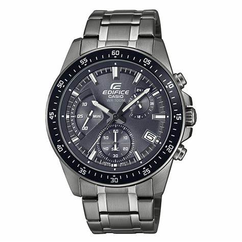 CASIO EDIFICECasio Edifice EFV - 540DC - 1CVUEF Men's Black Ion - Plated Stainless Steel Chronograph WatchWATCHESEcecile