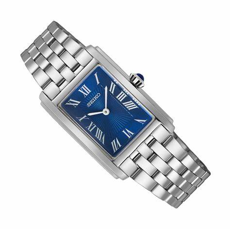 SEIKOSeiko SWR085P1 Women's Quartz Watch, Blue Dial, Stainless Steel BraceletWATCHESEcecile