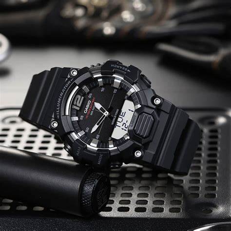CASIO & VINTAGECasio HDC - 700 - 1AVCF Men's Analog - Digital Watch, Black Resin Band, 10 - Year BatteryWATCHESEcecile
