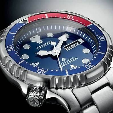 Citizen NY0086-83L Montre automatique Promaster Diver pour hommes, cadran bleu, bracelet en acier inoxydable