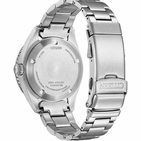 Reloj automático Citizen NY0120-52E Promaster Diver para hombre, esfera negra, brazalete de acero inoxidable