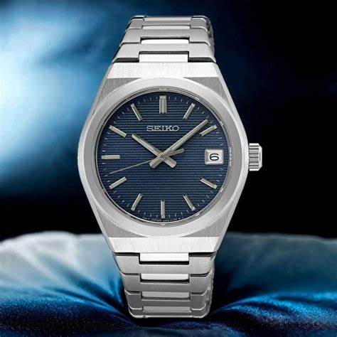 SEIKOSeiko SUR575P1 Women's Quartz Watch, Blue Dial, Stainless Steel BraceletWATCHESEcecile