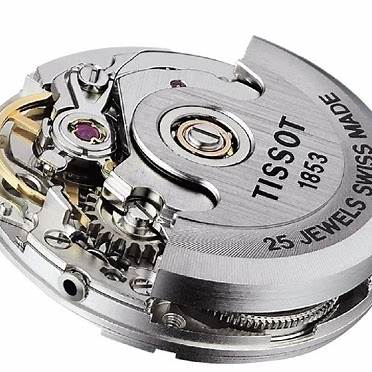 Tissot Le Locle Automatic Lady T41118356 Reloj mujer, esfera negra, brazalete acero