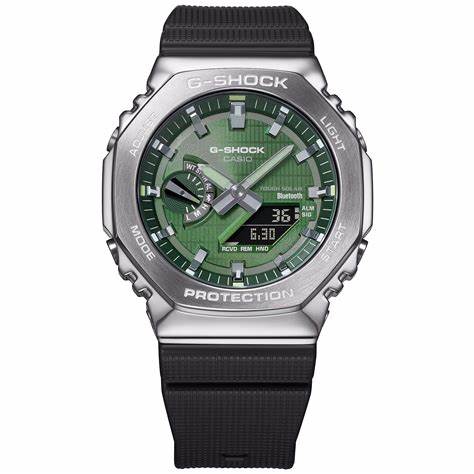 Casio G-SHOCK GBM-2100A-1A3ER Analog-Digital-Uhr für Herren - Armband aus schwarzem Harz