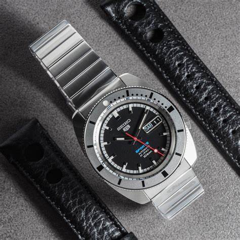 SEIKOSeiko 5 Sports SRPL05K1 Men's Automatic Watch, Black Dial, Stainless Steel BraceletWATCHESEcecile