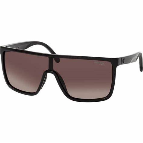 Carrera 8060/S 807/HA Occhiali da sole unisex - Montatura nera, lenti sfumate marroni