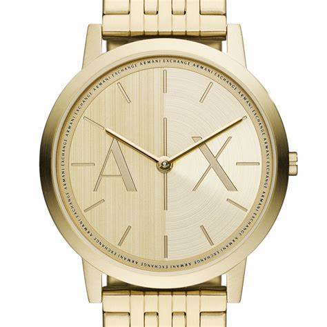Armani Exchange AX2871 Men's Gold-Tone Stainless Steel Watch