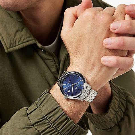 SEIKOSeiko SRPH87K1 Men's Automatic Watch, Blue Dial, Stainless Steel BraceletWATCHESEcecile