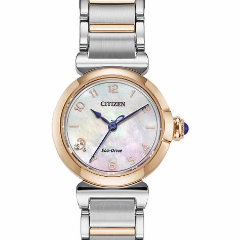 Reloj Citizen L Mae EM1136-87D Eco-Drive para mujer - 26 mm Esfera nacarada, brazalete bicolor de acero inoxidable