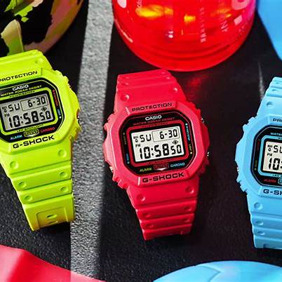 CASIO G - SHOCKCasio G - SHOCK DW - 5600EP - 4ER Men's Digital Watch - Red Resin StrapWATCHESEcecile