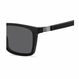 BOSSBOSS 1576/CS 807M9 Men's Eyeglasses with Clip - On - Black Frame, Grey Polarized LensesEYEWEAREcecile