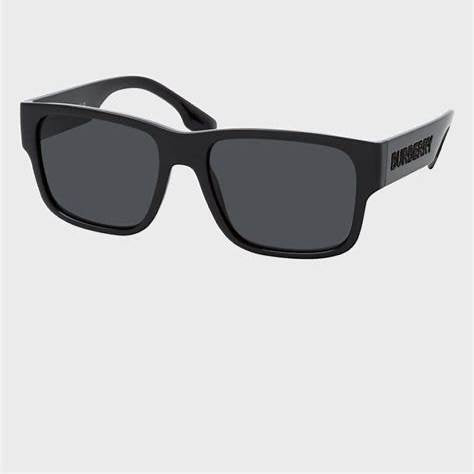 Burberry Knight BE4358 3001/87 Gafas de Sol Hombre - Montura Negra, Lentes Gris Oscuro