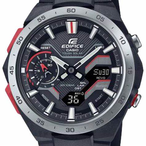 CASIO EDIFICECasio Edifice ECB - 2200P - 1AEF Men's Solar - Powered Bluetooth Chronograph WatchWATCHESEcecile