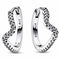 PANDORAPandora 292545C01 Sparkling Wave Hoop EarringsBIJOUXEcecile