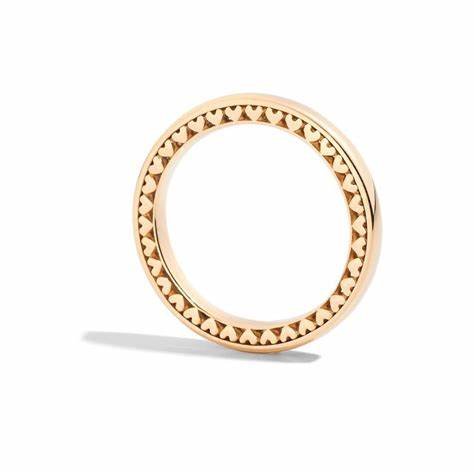 RECARLORecarlo W14FD005/G Women's 18K Yellow Gold Wedding Band with Heart MotifJEWELRYEcecile