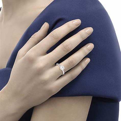 RECARLORecarlo R01SO014/053 - 13 Women's Solitaire Diamond Ring - 18K White Gold, 0.53ctJEWELRYEcecile